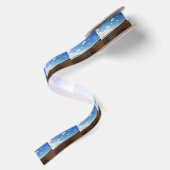 Sperre zum Meer Satinband (Rückseite)