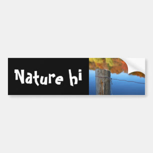 Sperre zur Schönheit Autoaufkleber