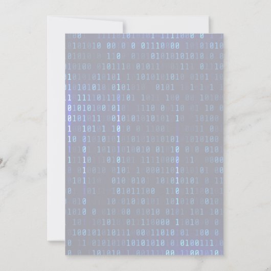 Sperren des Escape Room-Party und Binärkode Einladung (Rückseite)