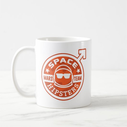 Sperren Sie Hipsters® MARS-TEAM 11 Kaffeetasse (Links)