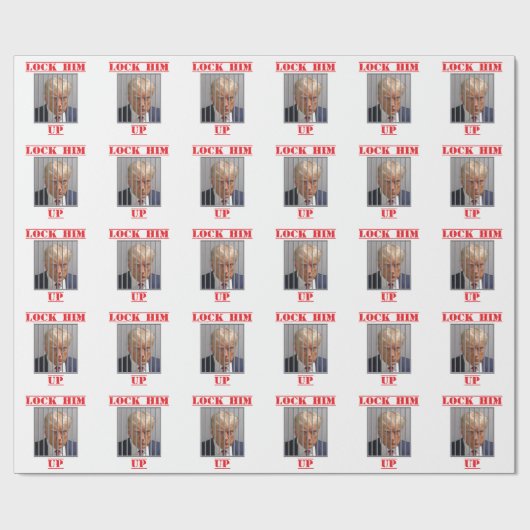 sperren Sie ihn hoch Geschenkpapier (Flach)