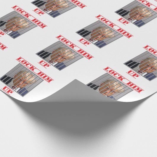 sperren Sie ihn hoch Geschenkpapier (Ecke)