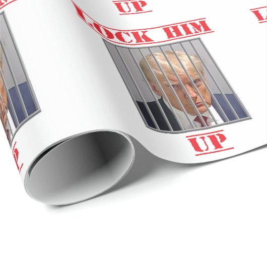 sperren Sie ihn hoch Geschenkpapier (Rolleneckpunkt)