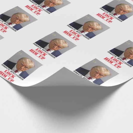 sperren Sie ihn hoch Geschenkpapier (Ecke)