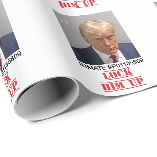 sperren Sie ihn hoch Geschenkpapier (Rolleneckpunkt)