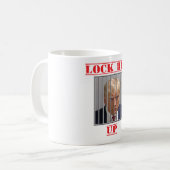 sperren Sie ihn hoch Kaffeetasse (Vorderseite Links)