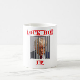 sperren Sie ihn hoch Kaffeetasse