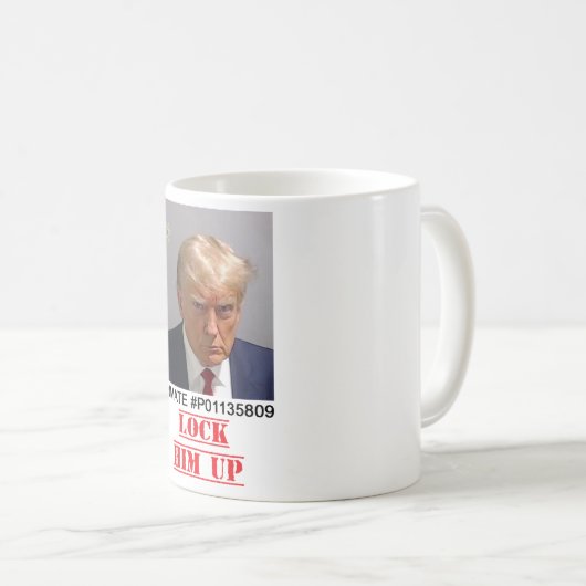 sperren Sie ihn hoch Kaffeetasse (VorderseiteRechts)