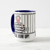 sperren Sie ihn hoch Tasse (Vorderseite Links)