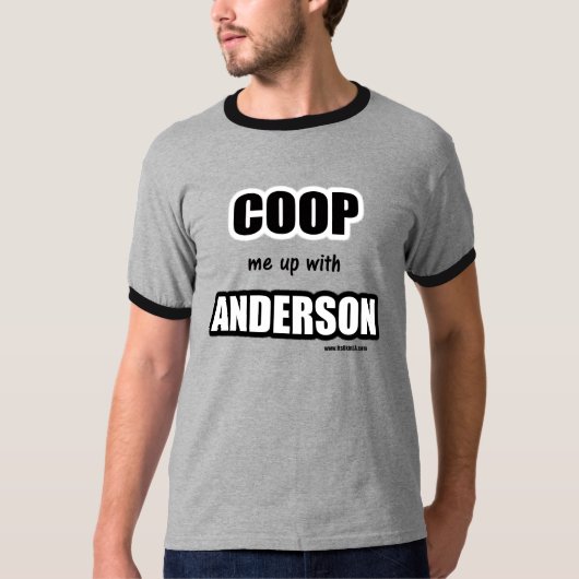 Sperren Sie mich oben mit Anderson ein T-Shirt (Vorderseite)