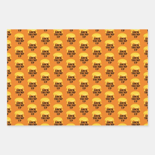 Sperren Sie Trump-Up-Muster Geschenkpapier Set (Vorderseite 2)