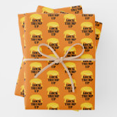 Sperren Sie Trump-Up-Muster Geschenkpapier Set (Beispiel)