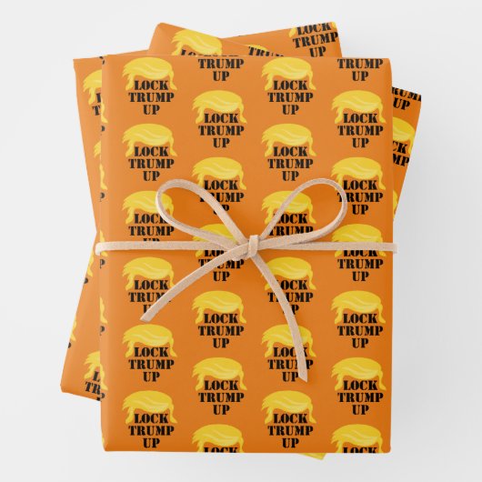 Sperren Sie Trump-Up-Muster Geschenkpapier Set (Beispiel)