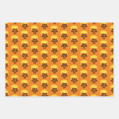 Sperren Sie Trump-Up-Muster Geschenkpapier Set (Vorderseite)