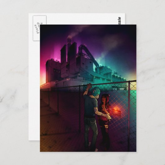 Sperrgebiet Postkarte (Vorne/Hinten)