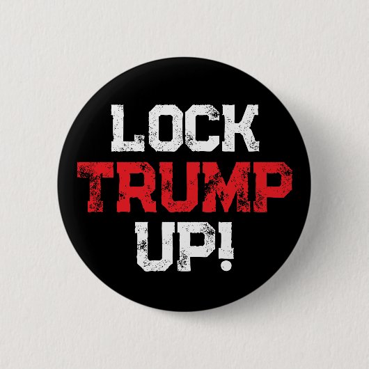 Sperrt Trump ein Politisch Button (Vorderseite)