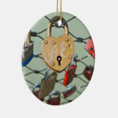 Sperrung der Liebe Keramikornament (Rechts)