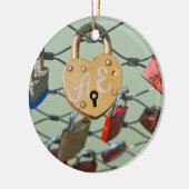 Sperrung der Liebe Keramikornament (Links)