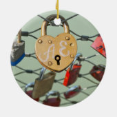 Sperrung der Liebe Keramikornament (Hinten)