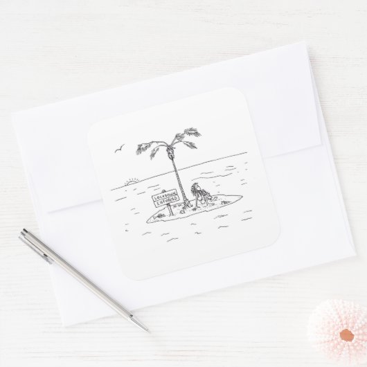 Sperrung Enforcierte große Aufkleber (Umschlag)