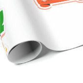 Sperrung von Zuhause-bleibe-Patricks Geschenkpapier (Rolleneckpunkt)