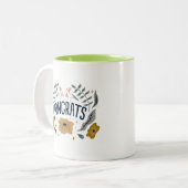 Spesial Life Elegant Cheerful Two tone Congrats Zweifarbige Tasse (Vorderseite Links)