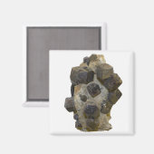 Spessartier in Matrix Magnet (Vorderseite/Rückseite)