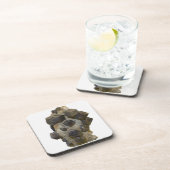 Spessartite in der Matrix Getränkeuntersetzer (Rechte Seite)