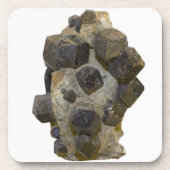 Spessartite in der Matrix Getränkeuntersetzer (Vorderseite)