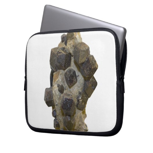 Spessartite in der Matrix Laptopschutzhülle (Vorderseite Links)