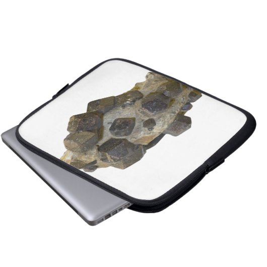 Spessartite in der Matrix Laptopschutzhülle (Vorne Knopf)