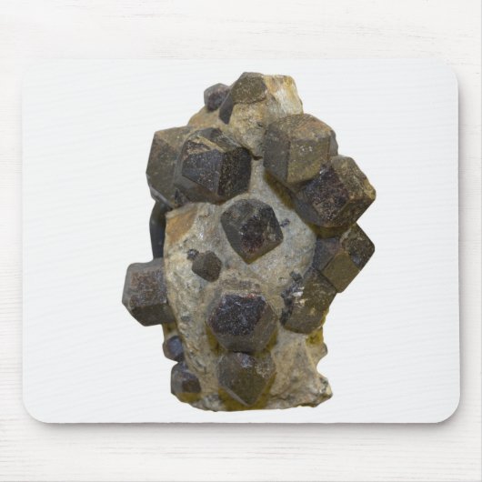 Spessartite in der Matrix Mousepad (Vorne)