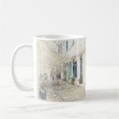 Spetses traditionell griechische Straßen, Griechen Kaffeetasse (Links)
