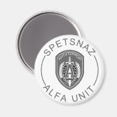 Spetsnaz Alfa Magnet (Vorderseite/Rückseite)