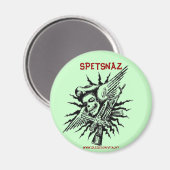 Spetsnaz-Schädel coole militärische Magnetkonstruk Magnet (Vorderseite/Rückseite)