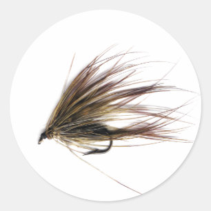 Spey Fly Runder Aufkleber