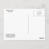 Speyer, Rhein, Deutschland Postkarte (Rückseite)