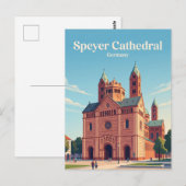 Speyerer Dom Deutschland Postkarte (Vorne/Hinten)