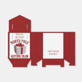 Spezial-Gefälligkeitsbox für Nordpol Geschenkschachtel (Ungefaltet)