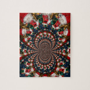 Spezial-Weihnachts-Santa-Kaleidoskop-Design Puzzle