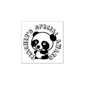 SPEZIALAUSzeichnung PANDA RUBBER BRIEFMARKE Gummistempel (Prägung)