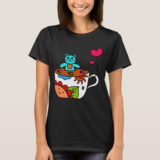 Spezialbärenkaffee T-Shirt (Vorderseite)