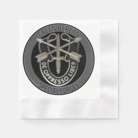 Spezialeinheiten GB Serviette (Vorderseite)