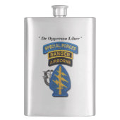 Spezialeinheiten Gruppe Grüne Berets SFG SF LRP Ve Flachmann (Vorderseite)