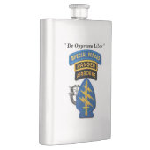 Spezialeinheiten Gruppe Grüne Berets SFG SF LRP Ve Flachmann (Rechts)