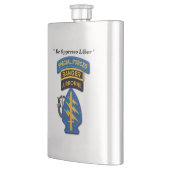 Spezialeinheiten Gruppe Grüne Berets SFG SF LRP Ve Flachmann (Links)