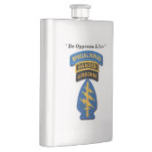 Spezialeinheiten Gruppe Grüne Berets SFG SF LRP Ve Flachmann (Rechts)