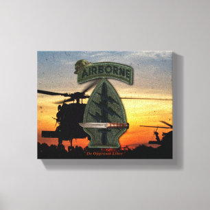 Spezialeinheiten sf sf sfg Grüne Berets Veteranen Leinwanddruck