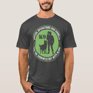 Spezialeinsatz-Hundehandler K9 Polizeihund-Geschen T-Shirt