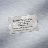 Spezialgarn Needlecraft Custom Woolshop Magnetische Visitenkarte (Beispiel)